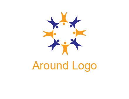 people in a circle logo