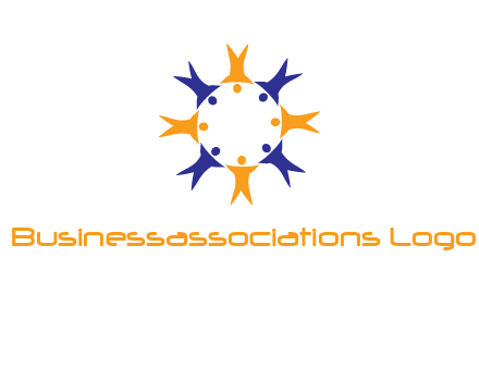 people in a circle logo