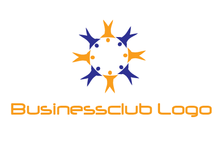people in a circle logo