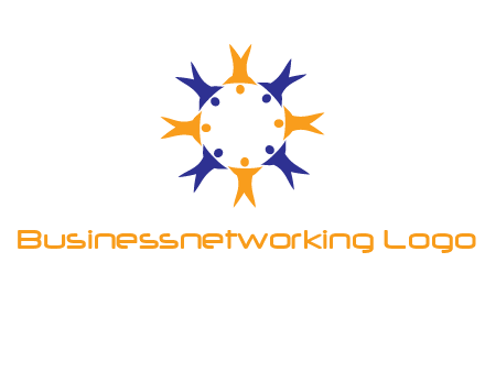 people in a circle logo