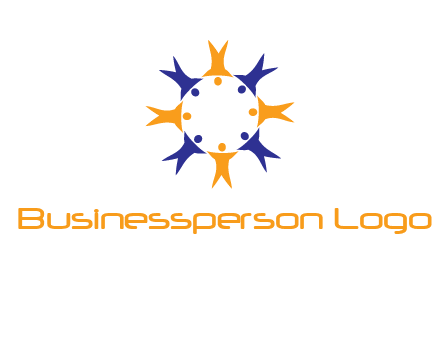 people in a circle logo
