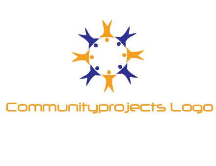 people in a circle logo