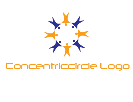 people in a circle logo