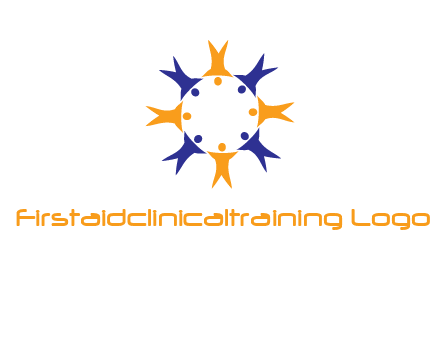 people in a circle logo