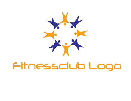 people in a circle logo
