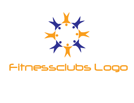 people in a circle logo