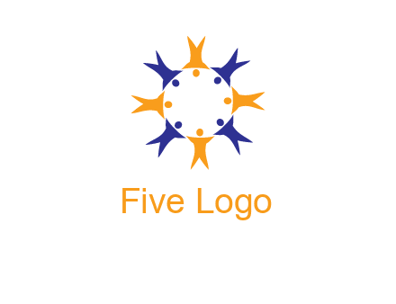 people in a circle logo