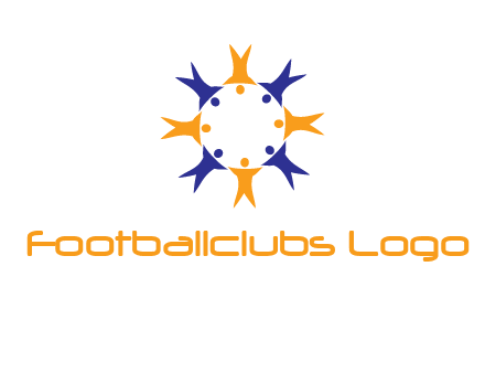 people in a circle logo
