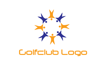 people in a circle logo