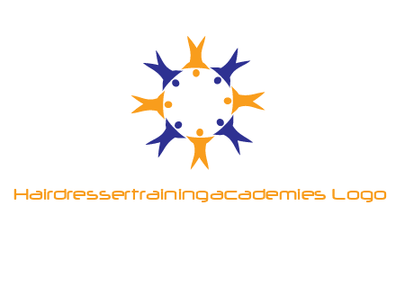 people in a circle logo