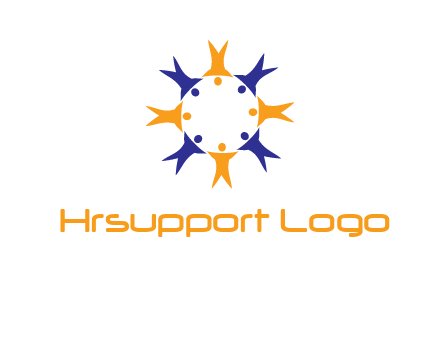 people in a circle logo