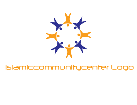 people in a circle logo