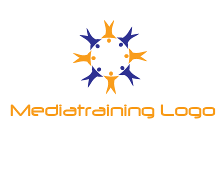 people in a circle logo