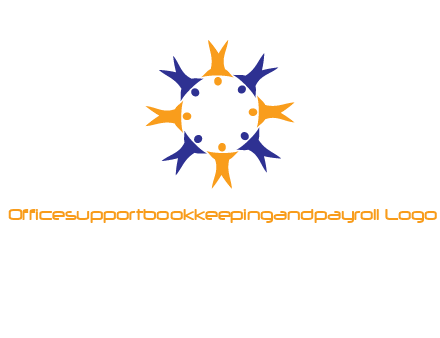 people in a circle logo