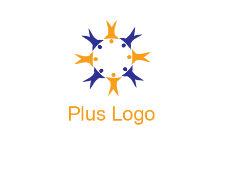 people in a circle logo