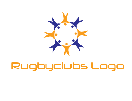 people in a circle logo