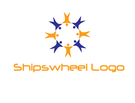 people in a circle logo
