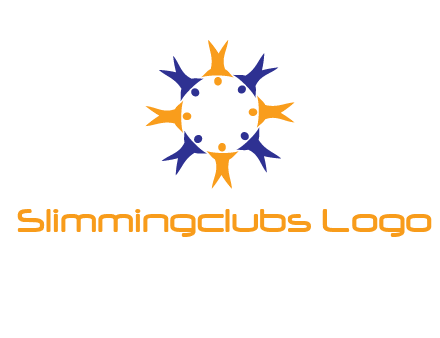 people in a circle logo