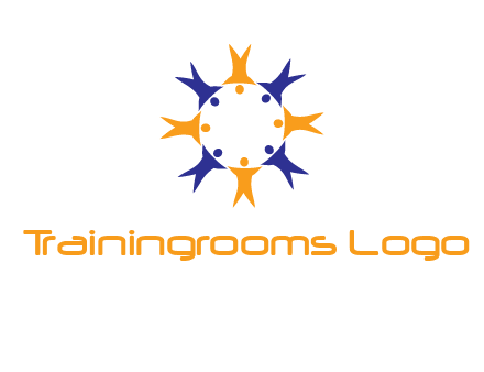 people in a circle logo