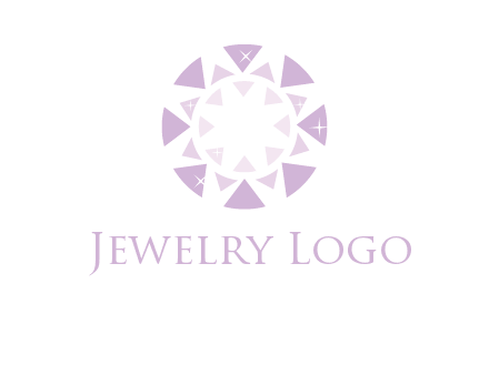 triangles join into a circle logo