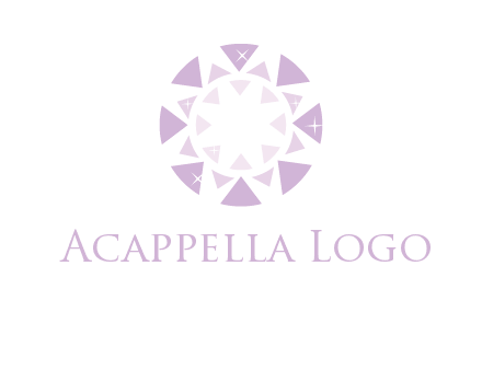 triangles join into a circle logo