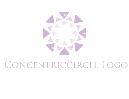 triangles join into a circle logo