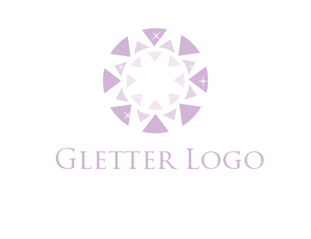 triangles join into a circle logo
