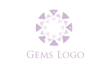 triangles join into a circle logo