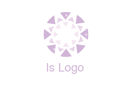 triangles join into a circle logo