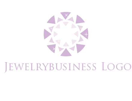 triangles join into a circle logo