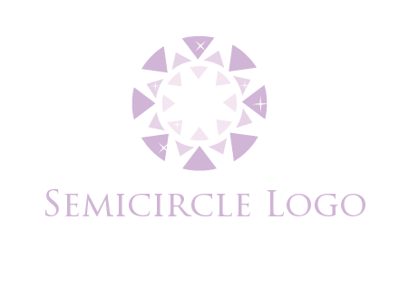 triangles join into a circle logo