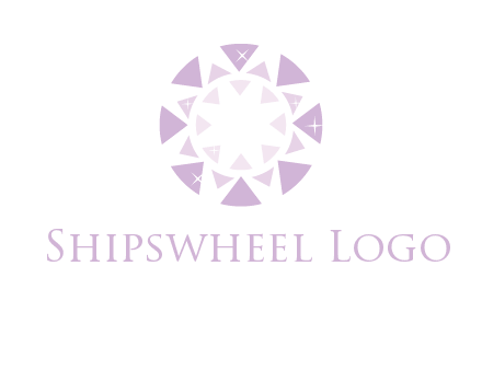 triangles join into a circle logo