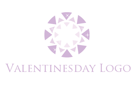 triangles join into a circle logo