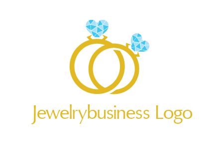 heart cut stone on engagement rings logo