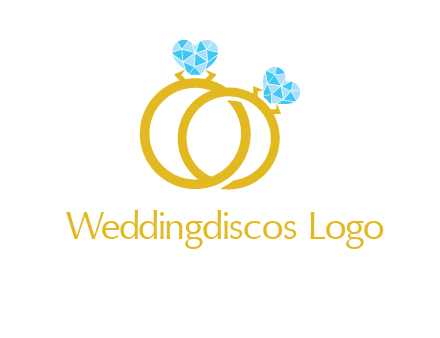 heart cut stone on engagement rings logo