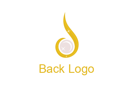 gold and pearl teardrop earring icon