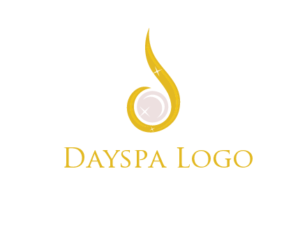 gold and pearl teardrop earring icon