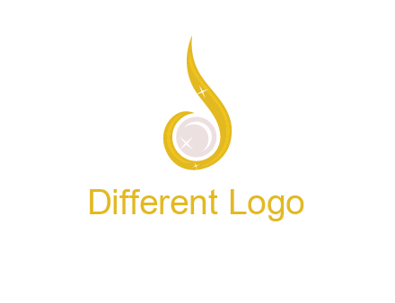 gold and pearl teardrop earring icon