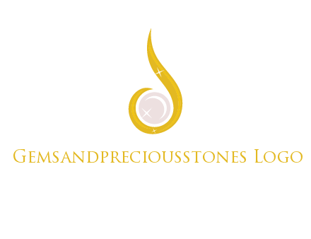 gold and pearl teardrop earring icon