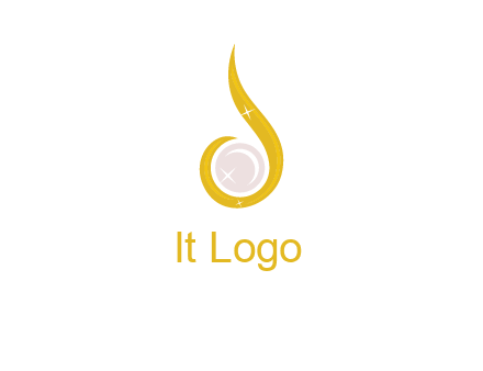 gold and pearl teardrop earring icon