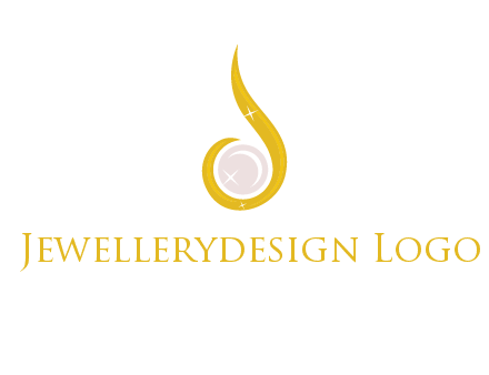 gold and pearl teardrop earring icon