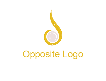 gold and pearl teardrop earring icon