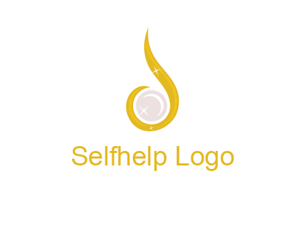 gold and pearl teardrop earring icon