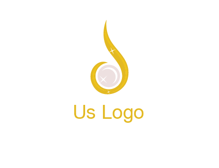 gold and pearl teardrop earring icon