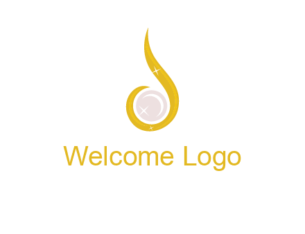 gold and pearl teardrop earring icon