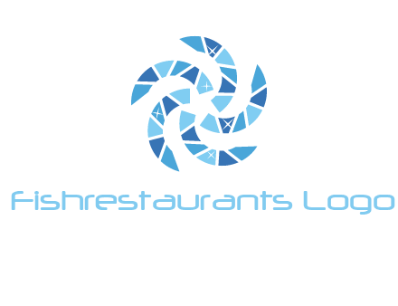 shiny gemstones swirl star logo