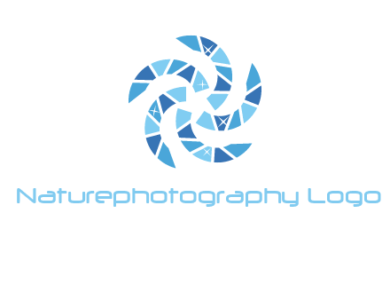 shiny gemstones swirl star logo