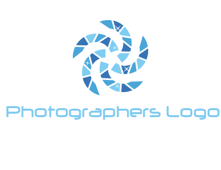 shiny gemstones swirl star logo
