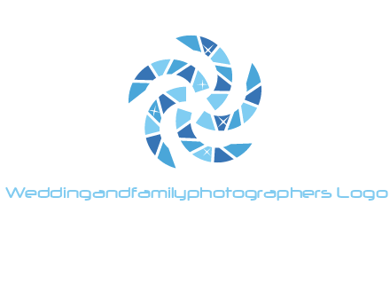 shiny gemstones swirl star logo