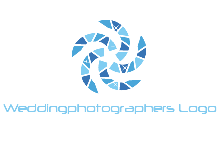 shiny gemstones swirl star logo